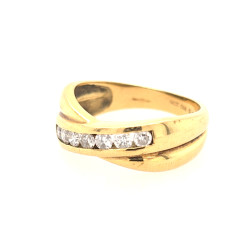 Pre Owned 18ct Diamond Twist Eternity Ring ZX110